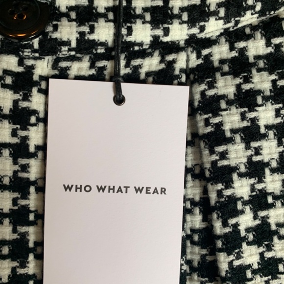 Who‎ what wear large houndstooth midi. NWT . Retsil 37 - Picture 4 of 5